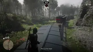 Red Dead Online: Bounty Hunting-- Epic Train Fight