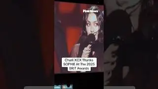 Charli XCX Thanks SOPHIE At The Brit Awards 2025 #shorts #charlixcx #britawards