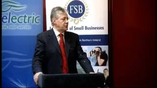 The First Minister addresses the FSB Business Breakfast Event