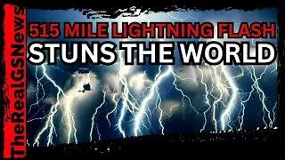 ⚡️ Sky Split Wide Open by MEGA LIGHTNING BOLT - 515-Mile Lightning Flash STUNS THE WORLD - NYC ALERT