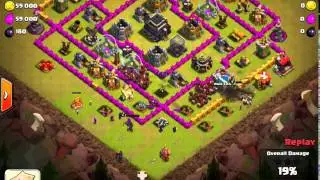COC Clan Wars: Anti Hog Base No Match for MAX HOG RIDERS