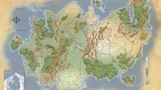 DragonLance - Map of Krynn - Animation of the Cataclysm