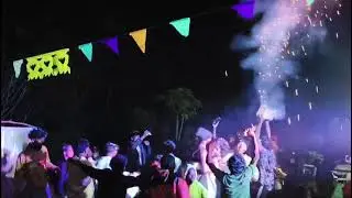 Zero night celebration of our village 2026. New year celebration 🎈🎉