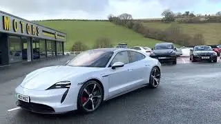 2021 PORSCHE TAYCAN 4S PERFORMANCE Ice Grey &pound;31,215 in cost options for sale Castle Motors