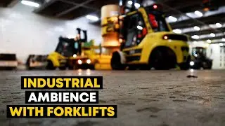 Industrial Ambience with Forklifts | Industrial WHITE NOISES | Industrial Soundscapes on a Ship