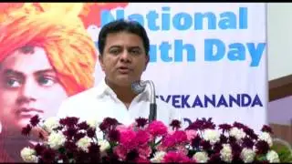 Minister KTR speech in National Youth Day celebrations