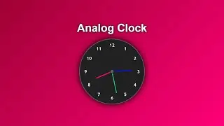🕰️ How to Make an Analog Clock Using HTML, CSS & JavaScript | Full Tutorial