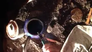 removing pipe from a cast iron stack
