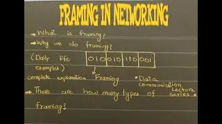 What is Framing in networking | what is the purpose of framing | Freezbi Tech learning