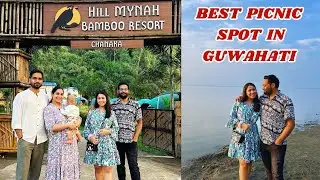 HILL MYNAH BAMBOO RESORT - BEST PICNIC SPOT WITH RIVER VIEW | Camping, Bonfire, Live DJ, Sunset