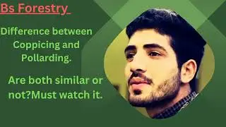 Difference between Coppicing and Pollarding|What is Coppicing and Pollarding in Urdu|Hindi.