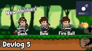Adding New Abilities! - A Week of Game Development in Max2d! - (Devlog 5)