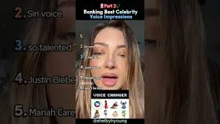 Ranking Best Celebrity VOICE Impressions ✨ (Part 2) #impression