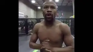 FLOYD MAYWEATHER getting comfortable in the OCTAGON? What are the ODDS?!