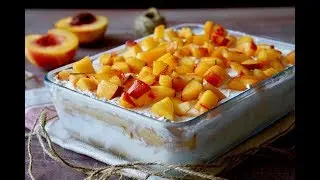 Semifreddo alle Pesche e Savoiardi
