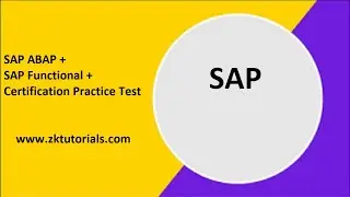 SAP ABAP Create Function Module with Screen To Save Data In Custom Table
