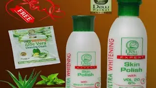 Dew Herbal Expert Skin Polish With Vol 20 6% Peeling Cream #WhiteGlowHD