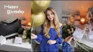 ✔NEW VLOG: Мой 33-й День Рождения! 🥳Осталась одна в ДР!? Впервые сама открываю шампанское🍾 ПОДАРКИ 🎁