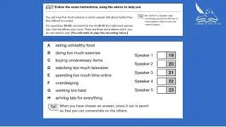 Cambridge First Certificate (FCE) B2 Exam - Trainer Practice - Test 1 I Listening Part 3