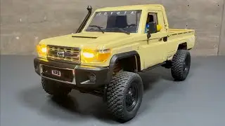MN82 Toyota Land Cruiser LC79 1/12 RC Truck Unboxing & Full Review #rccrawler #rctruck #rcoffroad 