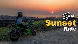 Gorai Beach Sunset Ride | Part 1 | Journey Before the Magic 🌅 #motovlog #bike