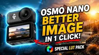 Пакет LUT-фильтров для DJI Osmo Nano ULTIMATE (10-битный LOG) + загрузка включена.