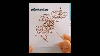 beautifull flower pattern mhendi design #mehndi 👐#henna #youtubeshorts #shortvideo #ektamhendiart,s