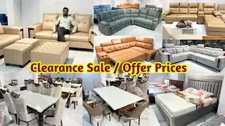 Clearance Sale / OFFER Prices / Luxury Sofa Sets Recliner Marble Dining Tables Cots Furniture Shppng