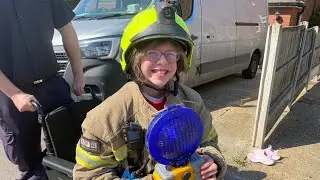 The Fire Brigade visit Evie
