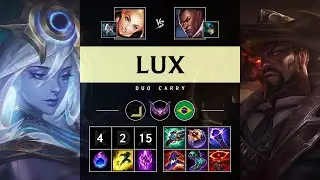 Lux Carry vs Lucian: Rampage - BR Master Patch 14.24