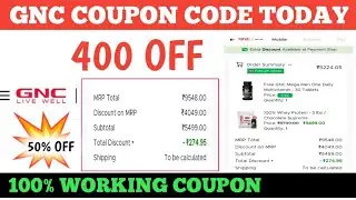 gnc coupon code today || gnc coupon code 2025