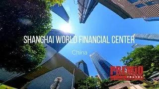 Shanghai World Financial Center, China 4K Premio Travel Bluemax Studio Chort