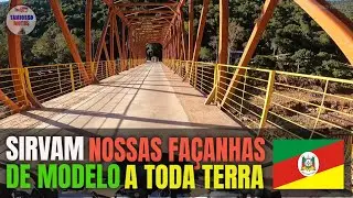 Símbolo da reconstrução do RS: Ponte de Ferro de Nova Roma do Sul - Serra Gaúcha RS