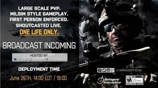 Arma 3 ShoutCast + Bohemia Interactive + Reality Gaming - Live Stream Event!