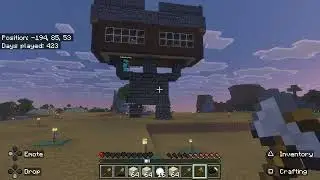 MINECRAFT....Riding Ubur to Transport Villagers.... Just your friendly Neighborhood Ghast