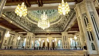 The Sultan Qaboos Grand Mosque Oman.