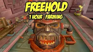 WoW BfA 8.3 : 1 Hour FREEHOLD Farming 🙏 Gold Guide!