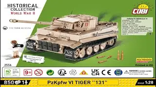 Cobi Instructions | Small Army / WW2 | 2556 | Panzerkampfwagen VI Tiger 131