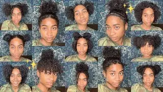13 Low Manipulation Natural Hairstyles | Easy & Lazy Wash and Go Hairstyles