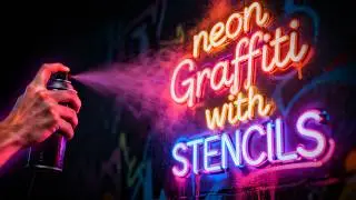 STENCIL GRAFFITI -  from sketch to Spray Paint (Multi Layer Stencil )