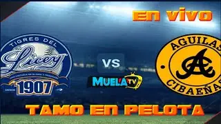 LICEY VS AGUILAS 🔴ENVIVO - TAMO EN PELOTA - MUELATV