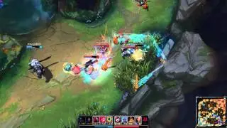 Insane Challenger Teamfight in KR Solo Queue