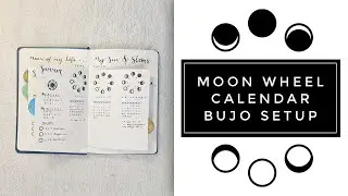 New Bullet Journal Set Up + Make Your Own Yearly Lunar Calendar 🌙