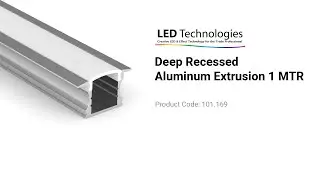 Deep Recessed Aluminum Extrusion 1 MTR