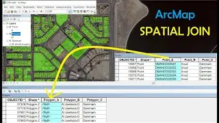 Esri ArcMap Spatial Join [Demo with Example]