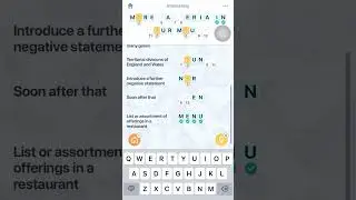 Crostic Mobile Game Level 03| #crostic #crossword #level3 #mobilegame #shorts #trending #puzzlegame