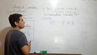 SISTEMA  INCOMPATIBLE DE UN SISTEMA DE ECUACIONES