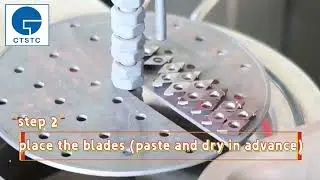 CHN-TOP | vacuum brazing  automatic running #vacuum brazing #PCD  #PCBN tool #automation equipment