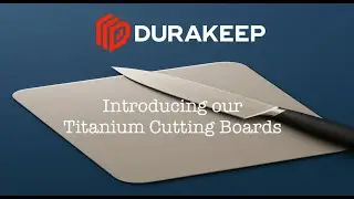 Titanium Cutting Board &ndash; Hygienic, Scratch-Resistant, Non-Porous | Durakeep