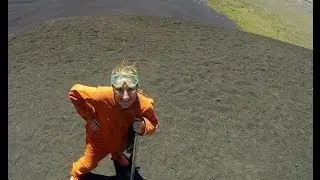 Volcano Boarding Down Cerro Negro